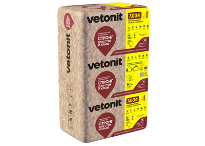 Vetonit Стронг для Стен и Крыш - Плита, 50 мм (5 плит)