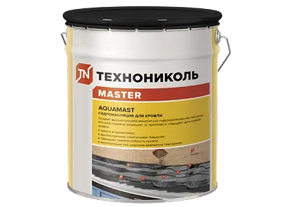  Мастика битумно-резиновая AquaMast Кровля, 18 кг.