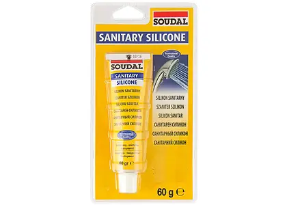 САНИТАРНЫЙ СИЛИКОН SOUDAL белый (блистер) САНИТАРНЫЙ СИЛИКОН SOUDAL белый (блистер)