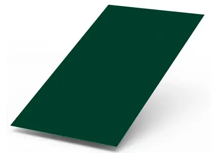 Лист плоский, 0.4 мм 1250x2500 (Полиэстер RAL 6005) Лист плоский, 0.4 мм 1250x2500 (Полиэстер RAL 6005)