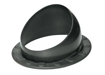Проходной элемент KROVENT Base-VT Seam 125/150 (Черный)