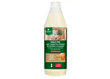PROSEPT SAUNA OIL (1 л.) Масло для защиты полков в саунах и банях PROSEPT SAUNA OIL (1 л.) Масло для защиты полков в саунах и банях