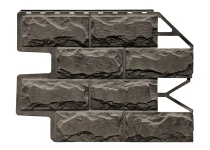 Фасадные панели FINEBER БЛОК (Тёмно-серый) Фасадные панели FINEBER БЛОК (Тёмно-серый)
