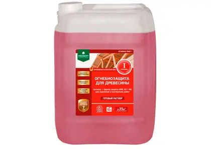PROSEPT ОГНЕБИО PROF 1 (10 л.) Огнебиозащита для древесины, 1 группа PROSEPT ОГНЕБИО PROF 1 (10 л.) Огнебиозащита для древесины, 1 группа