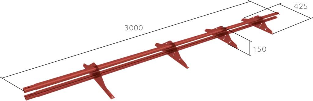 Снегозадержатель Схема_труб_3000.png